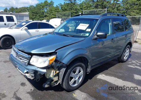 2010 Subaru Forester 2.5X from USA, damaged, VIN JF2SH6BC9AH903019